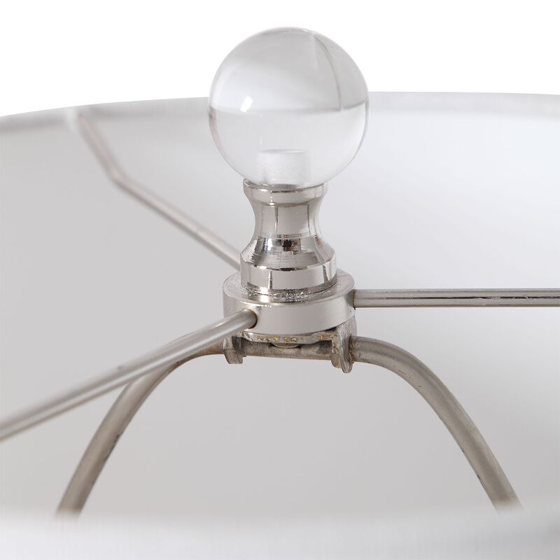 Uttermost Piers Mottled Blue Buffet Lamp